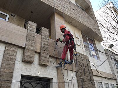 ترمیم سنگ نما - خدمات سنگ نما - تعمیر سنگ نما - بازسازی سنگ نما -تعمیر سنگ نمای ساختمان در تهران 